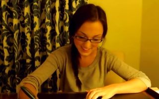 Cute amateur ex-girlfriend with small titties fingering muff